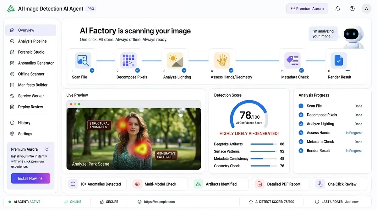 AI content accuracy Game Master — example of the AI tool dashboard software